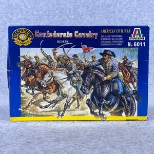Italeri Confederate Cavalry 1:72 Model Kit 6011 ACW Riders Plastic Figures OOP
